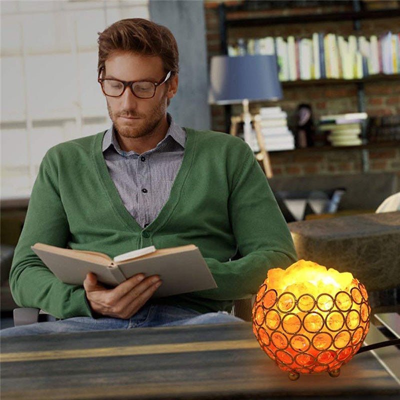 Iron Ball Crystal Salt Lamp - Weriion