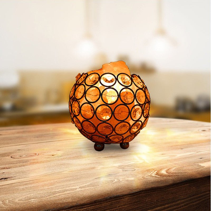 Iron Ball Crystal Salt Lamp - Weriion