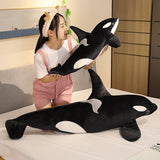 Killer Whale Orca Stuffed Marine Animal Plush Toy Pillow - Weriion
