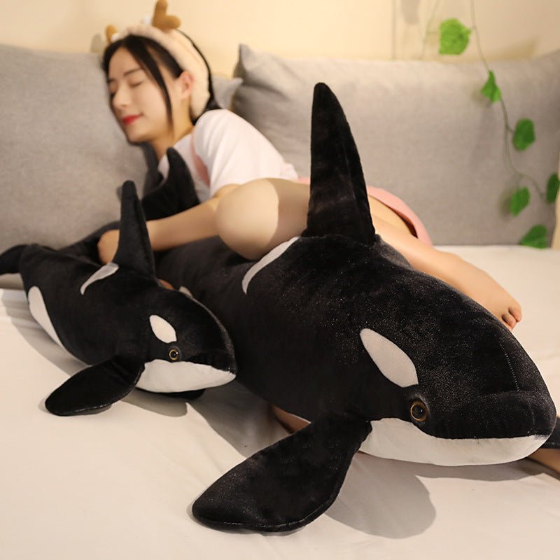 Killer Whale Orca Stuffed Marine Animal Plush Toy Pillow - Weriion