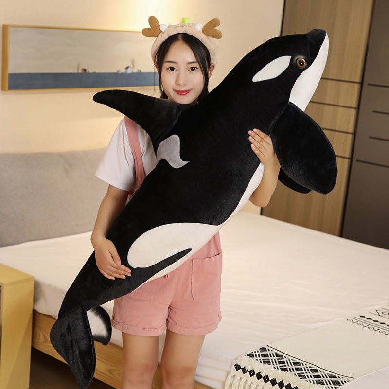 Killer Whale Orca Stuffed Marine Animal Plush Toy Pillow - Weriion