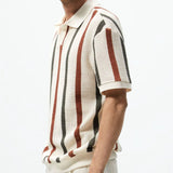 Knitted Casual Polo Shirt - Weriion