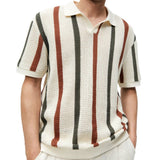 Knitted Casual Polo Shirt - Weriion