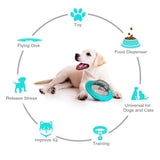 Leaking Slow Feeding Frisbee Food Dispensing Dog Pet Toys - Weriion