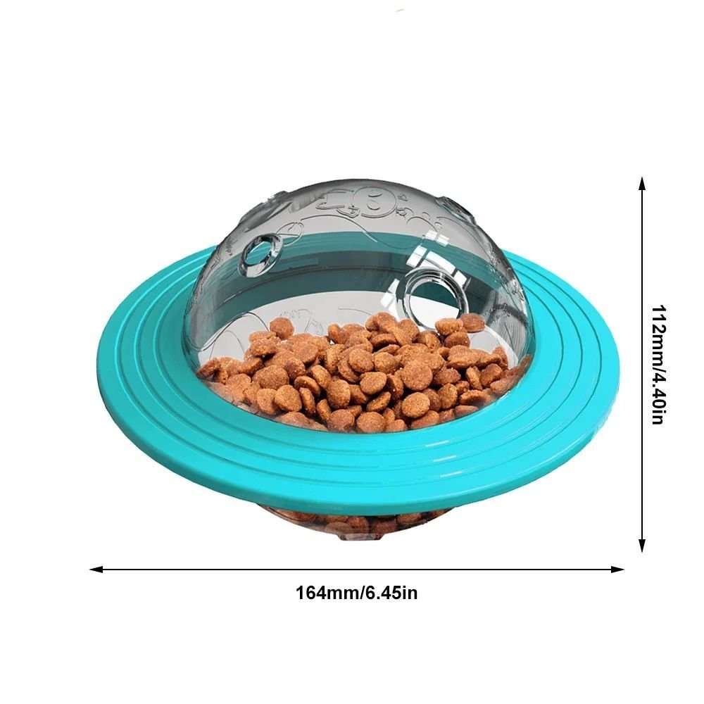 Leaking Slow Feeding Frisbee Food Dispensing Dog Pet Toys - Weriion