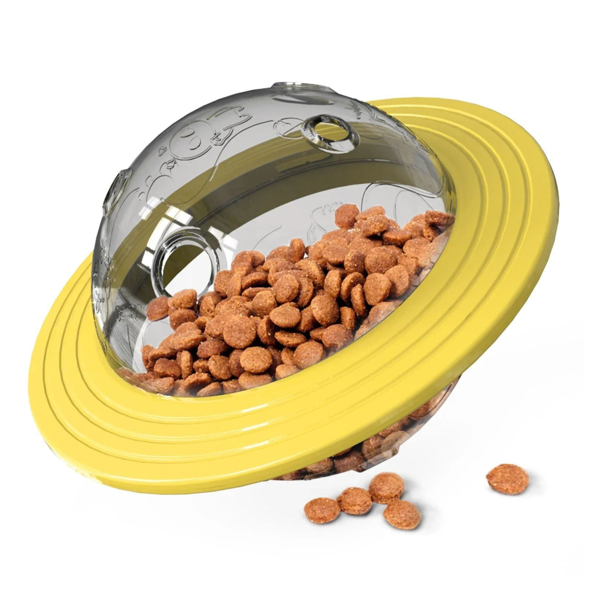 Leaking Slow Feeding Frisbee Food Dispensing Dog Pet Toys - Weriion