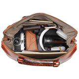 Leather Duffle Weekend Travel Bag For Men - Weriion