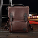 Leather Unisex Fashionable British Backpack - Weriion