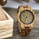 Leisure Ebony Wood Watch For Men - Weriion