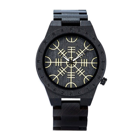 Leisure Ebony Wood Watch For Men - Weriion