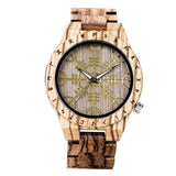 Leisure Ebony Wood Watch For Men - Weriion