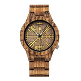 Leisure Ebony Wood Watch For Men - Weriion