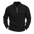 Leisure Pullover Solid Color Stand Collar Long Sleeve Men's Sweaters - Weriion