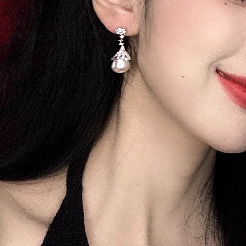 Light Luxury High - Grade Pearl Earrings - Weriion