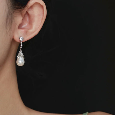 Light Luxury High - Grade Pearl Earrings - Weriion