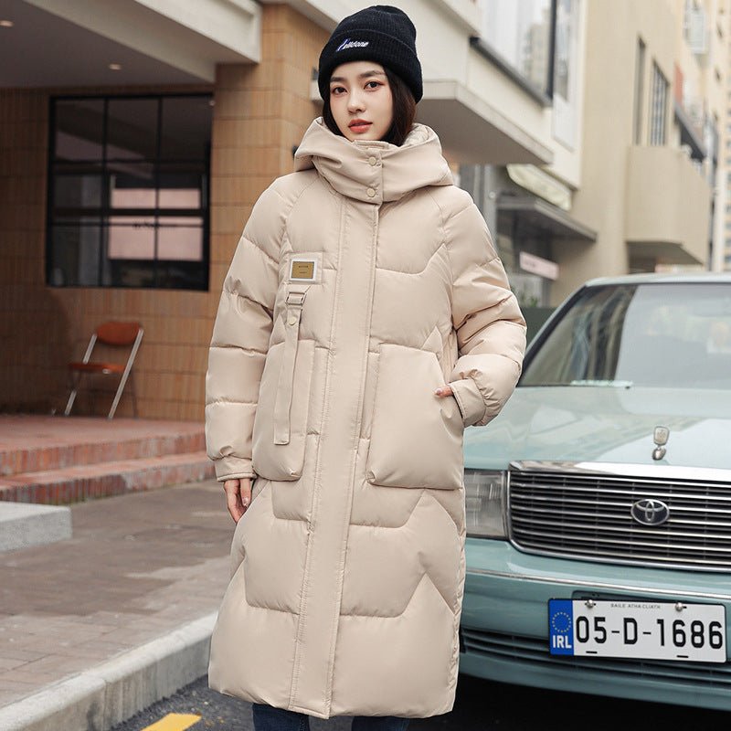 Long Hooded Women's Padded Winter Jacket - Weriion