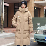 Long Hooded Women's Padded Winter Jacket - Weriion