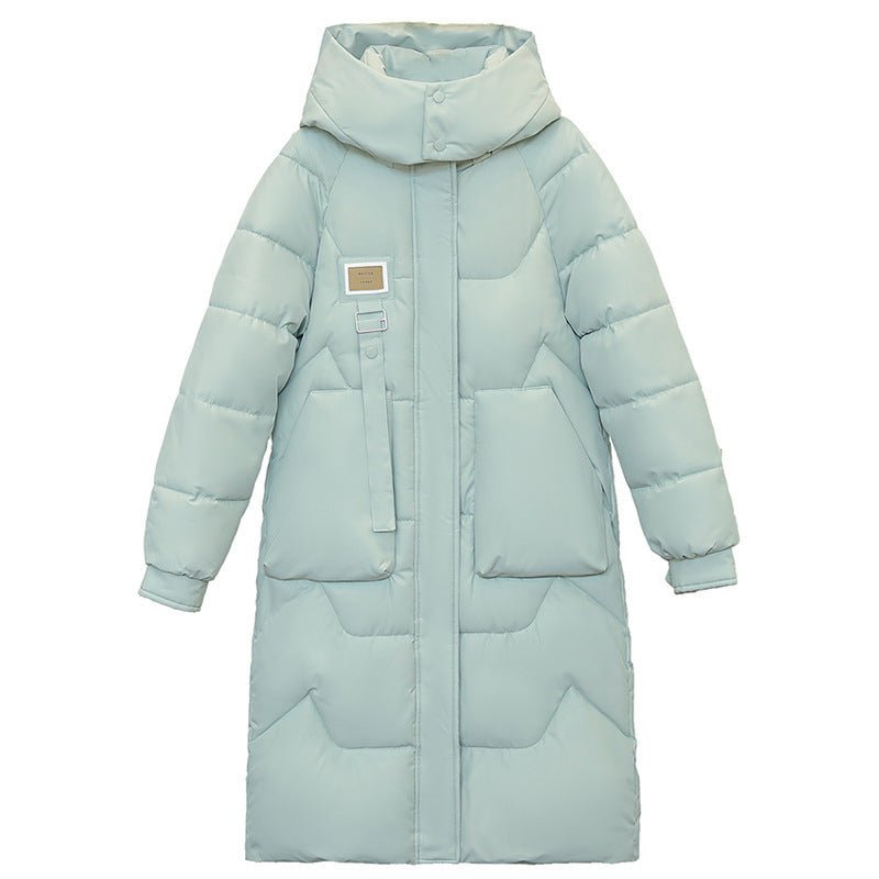 Long Hooded Women's Padded Winter Jacket - Weriion