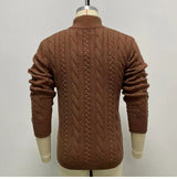 Long Sleeve Double Breasted Cardigan Sweater - Weriion