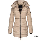 Long Warm Women's Quilted Jacket - Weriion