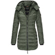 Long Warm Women's Quilted Jacket - Weriion