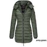 Long Warm Women's Quilted Jacket - Weriion