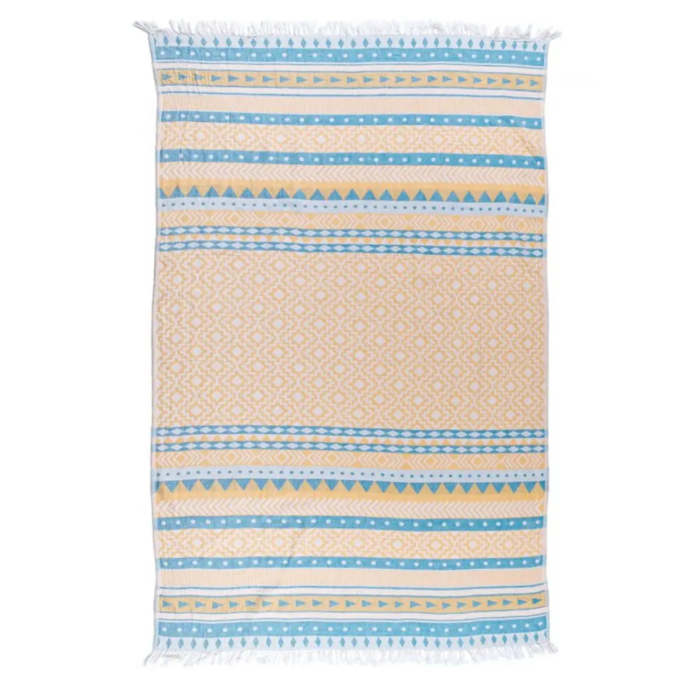 Mediterranean-Inspired Beach Towel