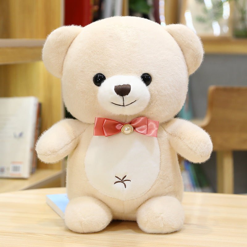 Lovely Soft Bow Tie Teddy Bear Doll Stuffed Animal Plush Toys - Weriion