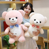 Lovely Soft Bow Tie Teddy Bear Doll Stuffed Animal Plush Toys - Weriion