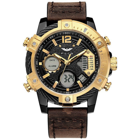 Luminous Waterproof Large Dial Quartz Watch - Weriion