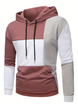 Men's 3D Hoodie Sweater With Color Matching Pattern - Weriion