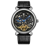 Men's Automatic Mechanical Hollow Luminous Waterproof Watch - Weriion