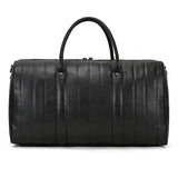 Men's Black Shoulder Traveling Bag - Weriion