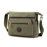 Men's Canvas Shoulder Messenger Bag - Weriion