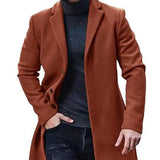 Men's Casual Comfortable Warm Medium Length Winter Autumn Coat - Weriion