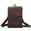 Men's Casual Leather British Backpack - Weriion