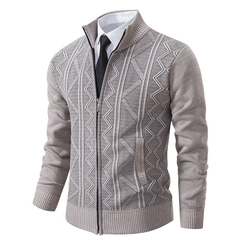 Men's Casual Loose Cardigan Knitted Sweater - Weriion