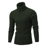 Men's Casual Retro Knitted Turtleneck Sweater - Weriion