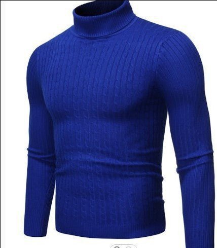 Men's Casual Retro Knitted Turtleneck Sweater - Weriion