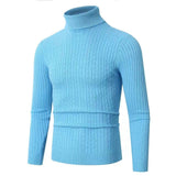 Men's Casual Retro Knitted Turtleneck Sweater - Weriion