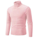 Men's Casual Retro Knitted Turtleneck Sweater - Weriion