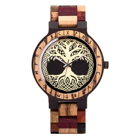 Men's Creative Wooden Quartz Watch - Weriion