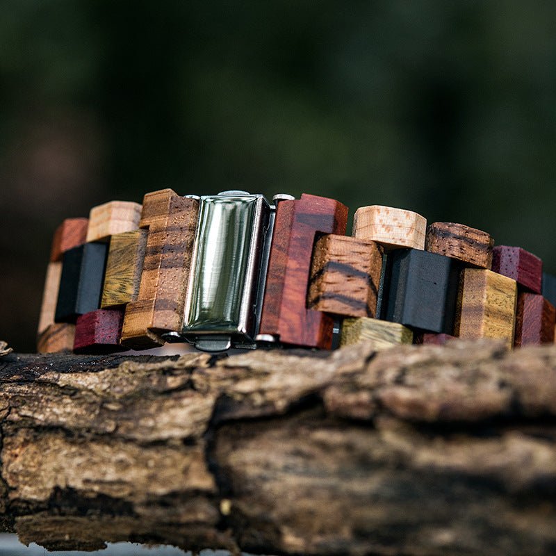 Men's Creative Wooden Quartz Watch - Weriion