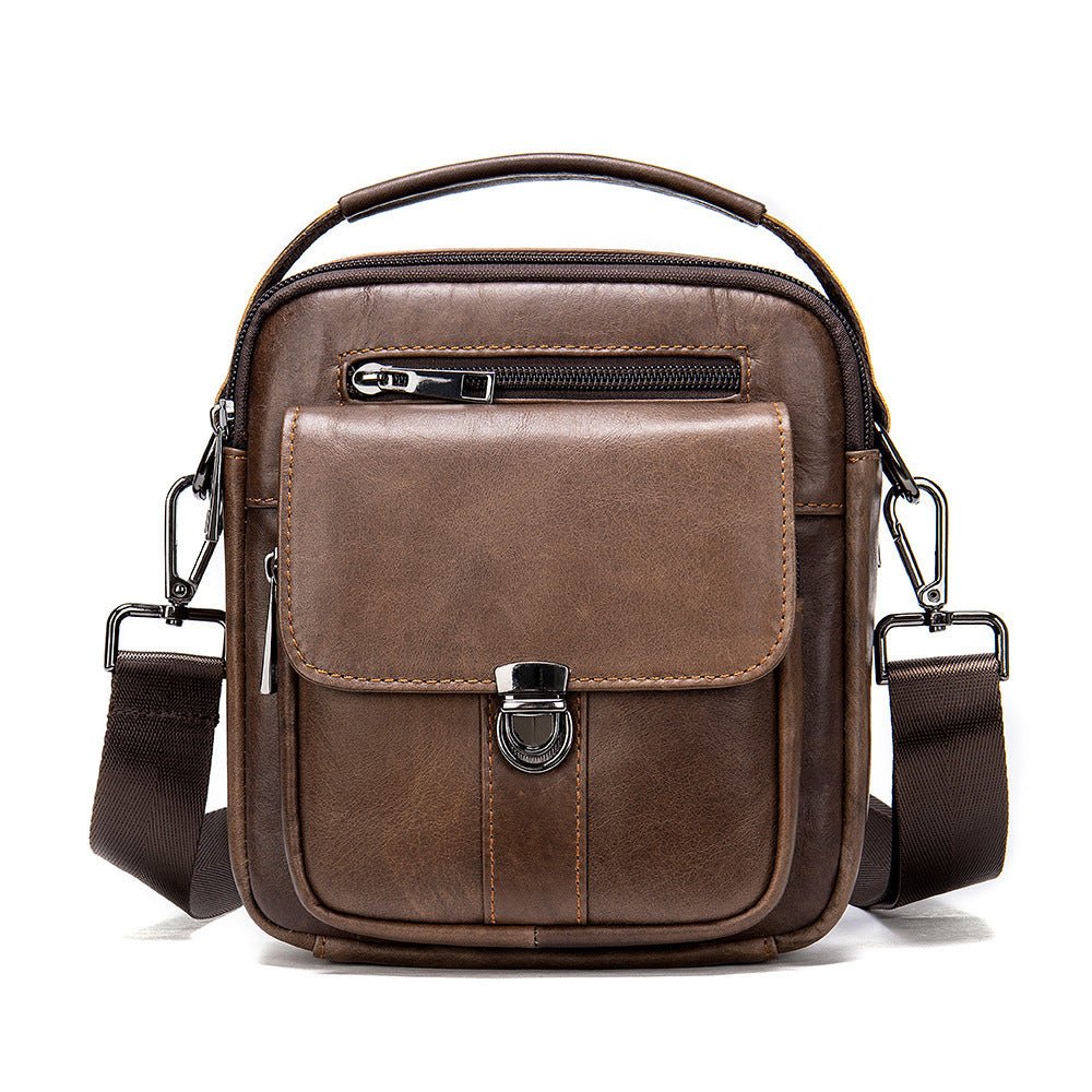 Men's Crossbody Leather Shoulder Bags - Weriion