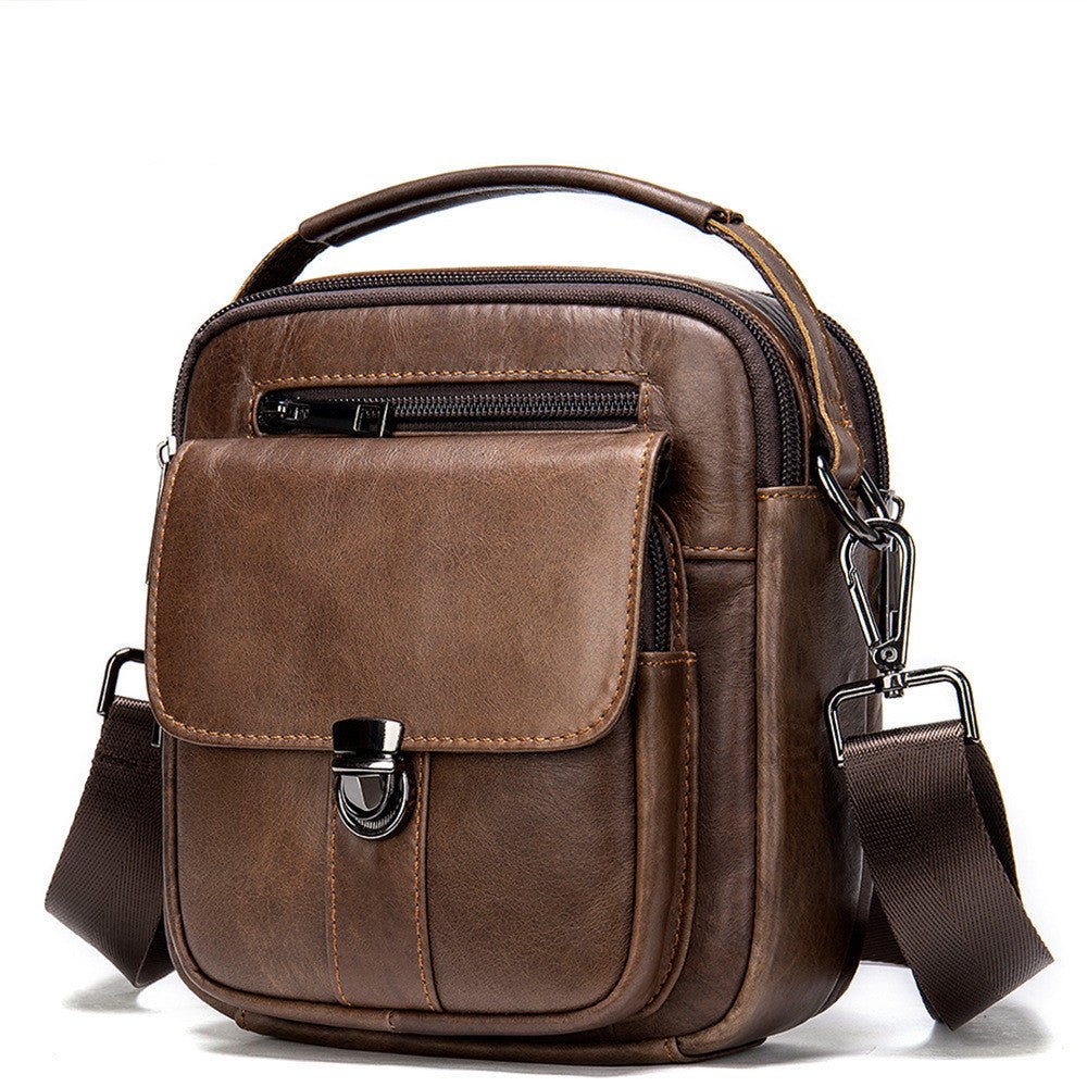 Men's Crossbody Leather Shoulder Bags - Weriion