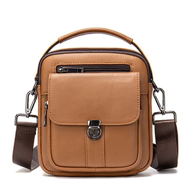 Men's Crossbody Leather Shoulder Bags - Weriion