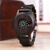 Men's Digital Bamboo Wood Watch - Weriion