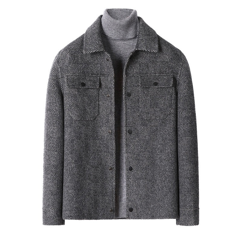 Men's Double - Faced Cashmere Wool Jacket - Weriion