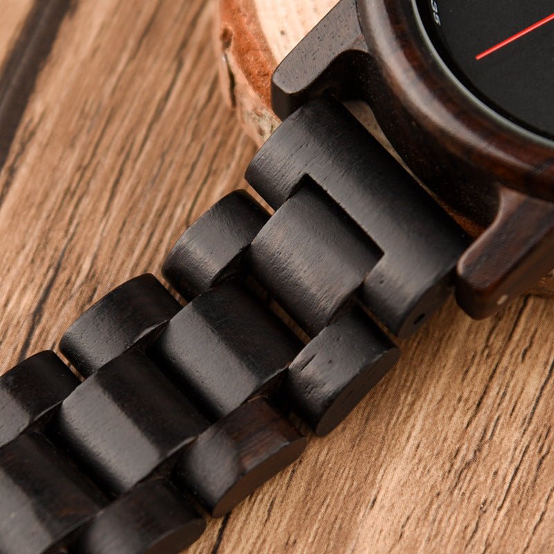 Men's Ebony Wood Watch - Weriion