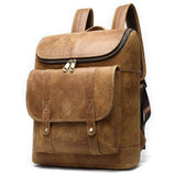 Men's Elegant Cowhide Leather Backpack - Weriion